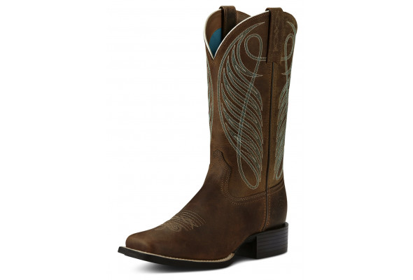 Ariat Wms RoundUp Wide Sqr Toe