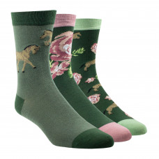 Ariat Wms Charm Crew Socks