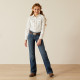 Ariat Girls Steer Garden Snp Shrt
