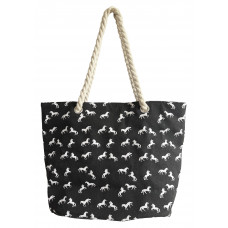 Beach Bag w/Horse Print
