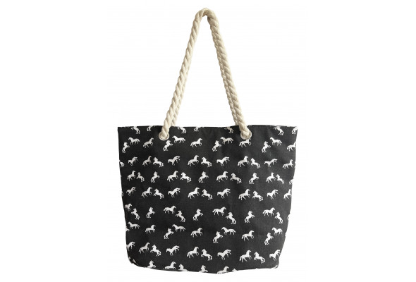 Beach Bag w/Horse Print