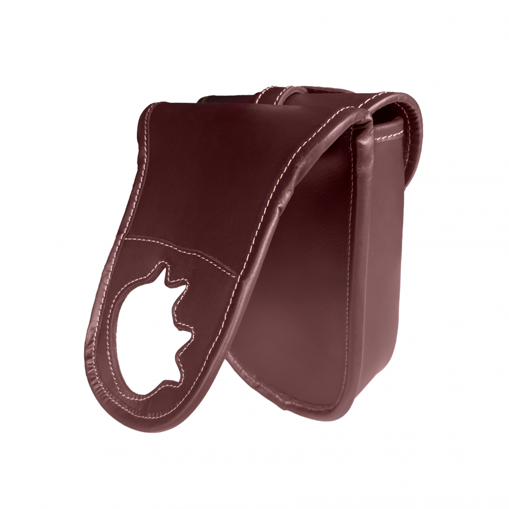 Western Horn Single Leather Bag