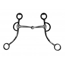 Western Snaffle Bit with Shanks