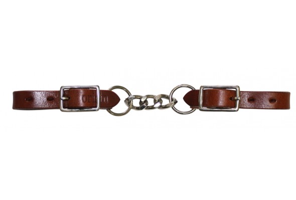 Origin Leather Curb Strap withChain