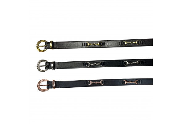 Enzo Leather Belt w/Bits