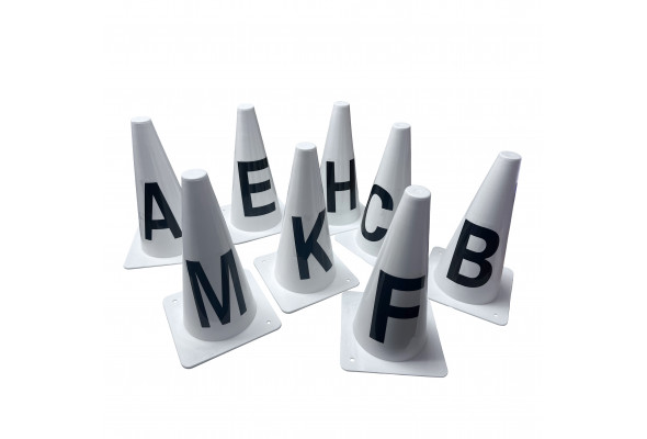 Dressage Cones Economy 8 piece