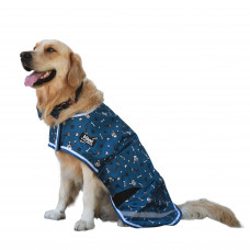 Kiwi 600D Fleece Lined Dog Print Coat