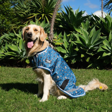 Kiwi 600D 200g Dog Print Coat w/Vel