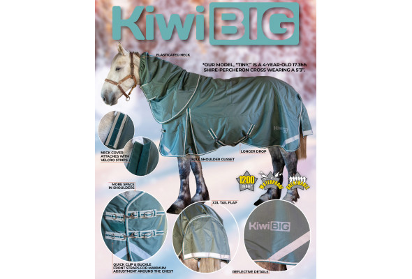 Kiwi Big 1200 Winter Rug Set 100g