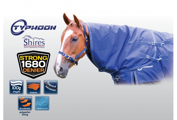 Shires Winter Typhoon Neck Rug 100g