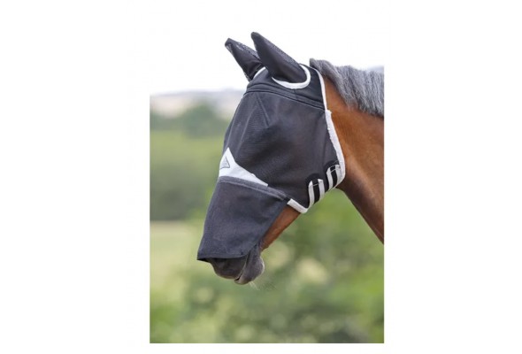Shires FD Fly Mask w/Ears & Nose