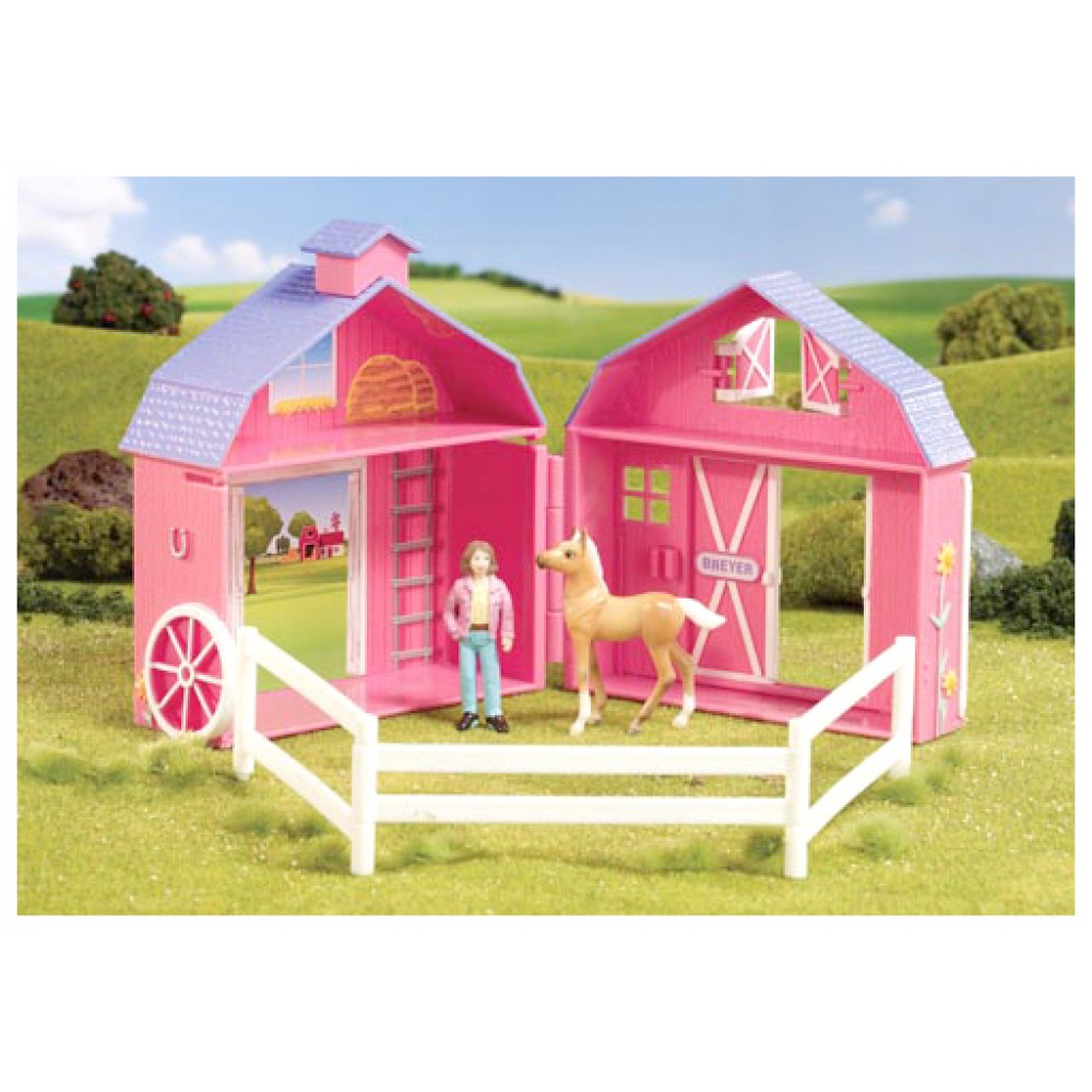 Breyer Stablemates Horsecrazy Pocketbarn