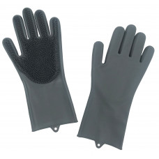 Grooming Gloves with Bristle Pair