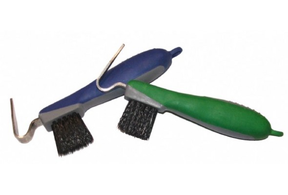 Soft Feel Hoof Pick With Brush