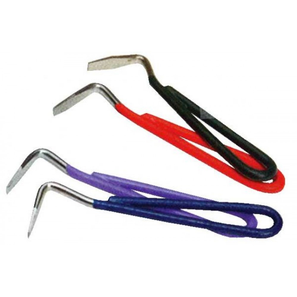 Hoof Pick Plastic Coated