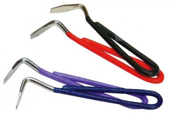 Hoof Pick Plastic Coated