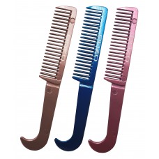 Enzo Aluminium Mane Comb w/Divider