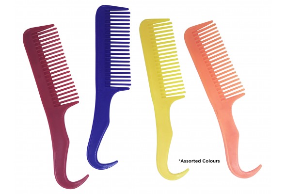 Plastic Mane Comb w/ Divider