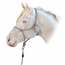 Enzo MultiColour Rope Halter wLead