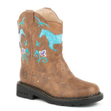 Roper Lil Kids Horse Flowers Light Up