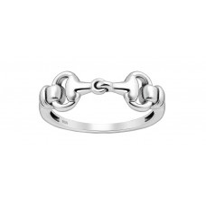 Sterling Silver Horse Snaffle Ring