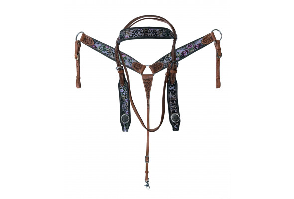 Origin Bridle & Bplate Set-Floral