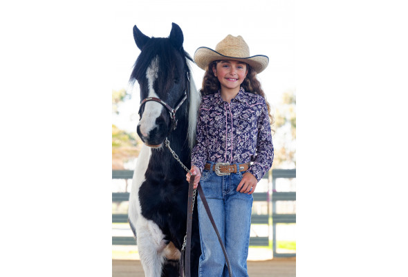 Pure Western Girls Hannah LS Shirt