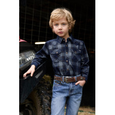 Pure Western Boys Harley Cord Shirt