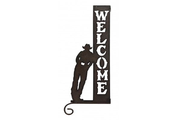 Pure Western Cowboy Welcome Sign