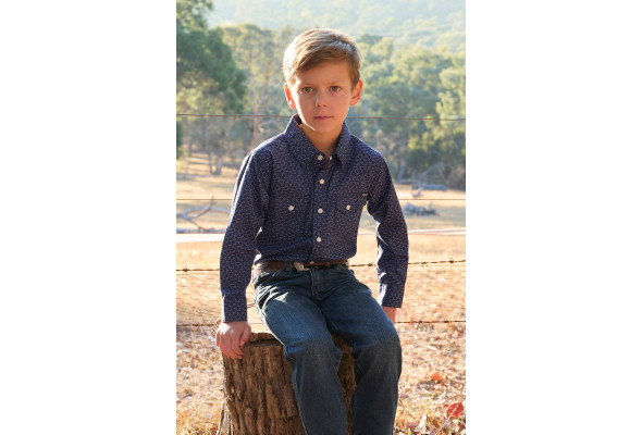 Pure Western Boys Jett Shirt
