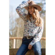 Pure Western Wms Flora LSShirt