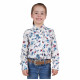 Pure Western Girls Flora Shirt