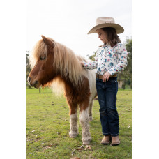 Pure Western Girls Flora Shirt