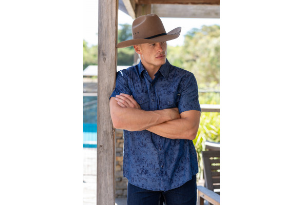Pure Western Mens Travis SS Shirt