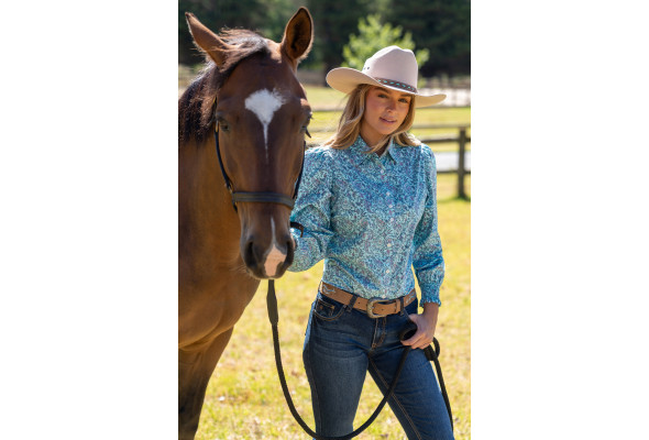 Pure Western Womens Riley LS Shirt