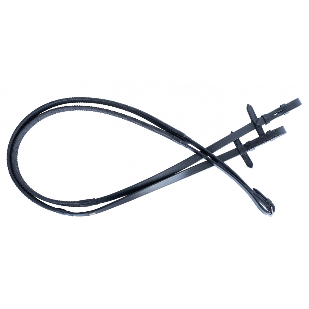 David Paul Leather Rubber Grip Rein