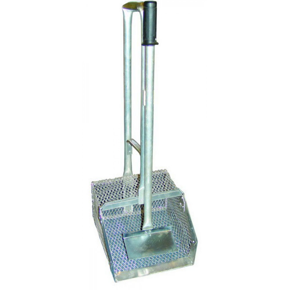 Manure Scoop with Fork Metal Long