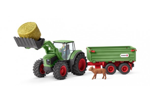 Schleich Tractor with Trailer