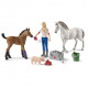 Schleich Vet Visiting Mare and Foal