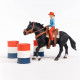 Schleich Cowgirl Barrel Racing Fun