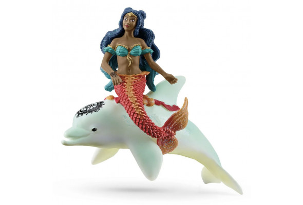 Schleich Isabelle on Dolphin