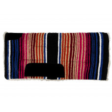 Navajo Stripe Saddle Pad W/Fleece Linig