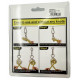 Magnetic Safe Tie Set w/2 Holes SS