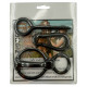 Magnetic Safe Tie Set w/Wood Screw Blk