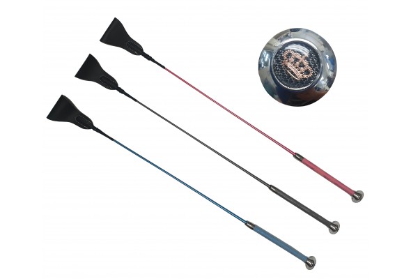 Enzo Metallic Riding Crop