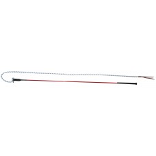 Training Whip with Leather Popper