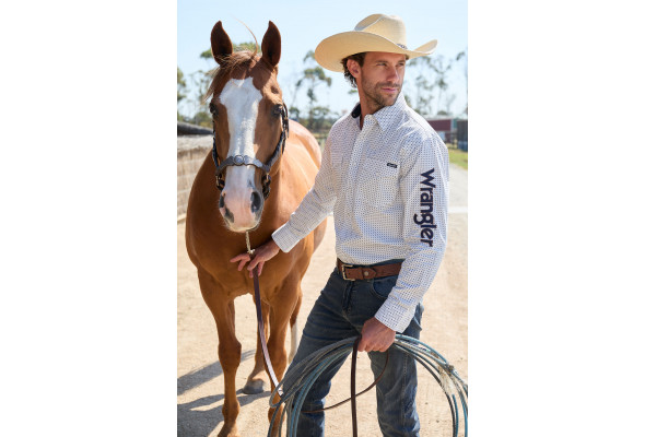 Wrangler Mens Brent LS Shirt