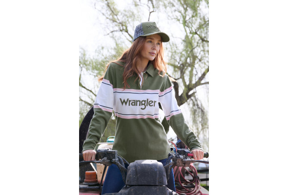 Wrangler Womens Eliza Stripe Rugby