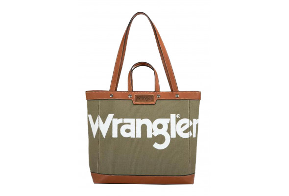 Wrangler Canvas Iconic Logo Tote