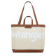 Wrangler Canvas Iconic Logo Tote